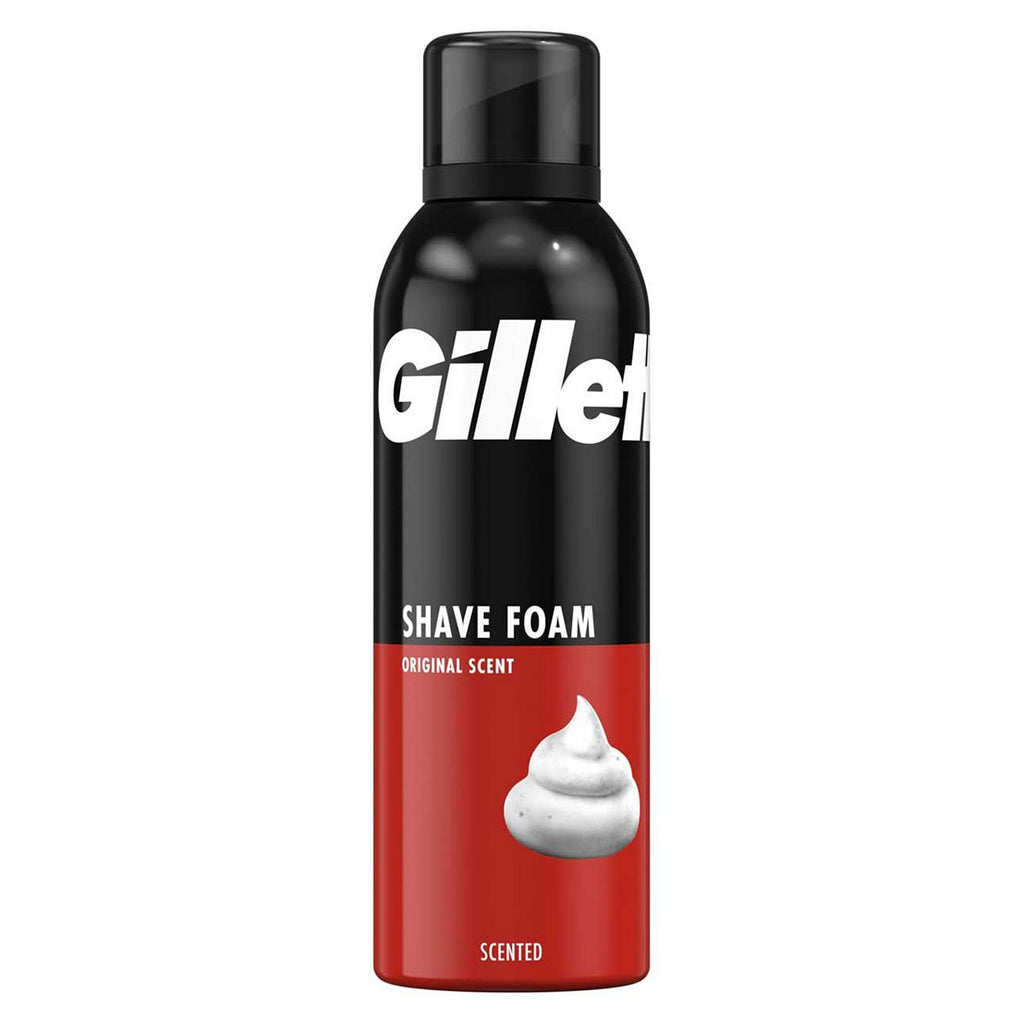 Gillette Classic Shave Foam Original Scent, Quick & Easy Shave, 200ml