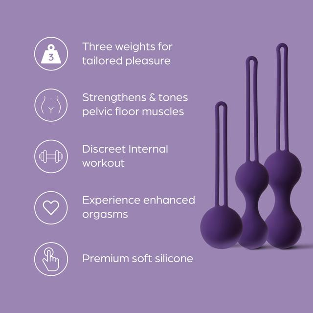 So Divine Sensual Kegel Ball Training Set