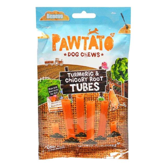 Pawtato Turmeric & Chicory Root Tubes Vegan Dog Treats   90g GOODS M&S   