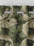 William Morris curtains green Acanthus velvet made to measure, UK version