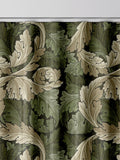 William Morris curtains green Acanthus velvet made to measure, UK version