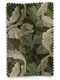 William Morris curtains green Acanthus velvet made to measure, UK version