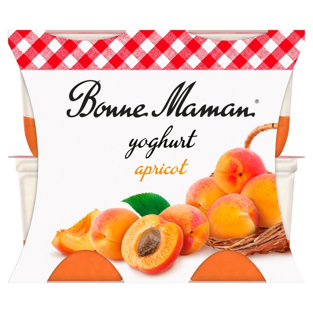 Bonne Maman Apricot Yoghurt   4 x 125g GOODS M&S   