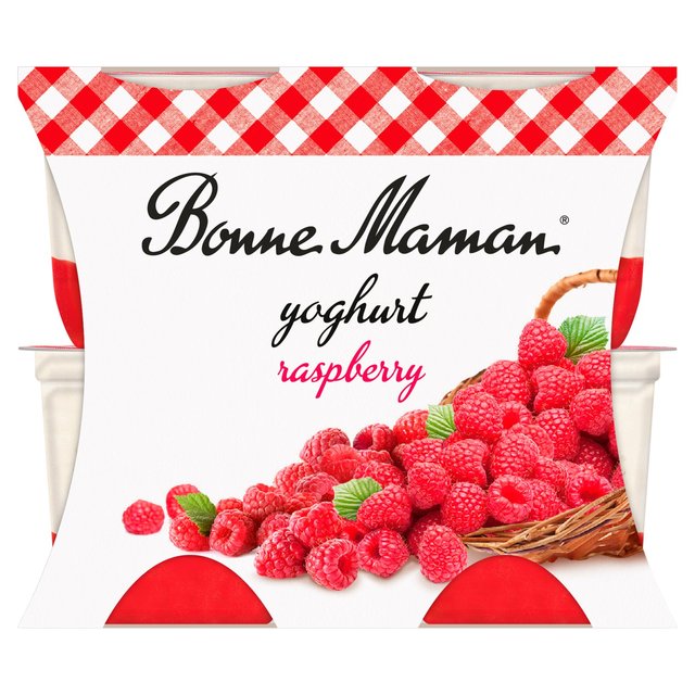 Bonne Maman Raspberry Yoghurt   4 x 125g