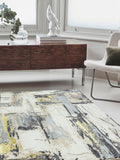Olympia Yellow Orion rug high sheen velvet - (British brand)