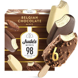 Jude's Mini Chocolate Almond & White Lower Calorie Ice Cream   6 x 50ml GOODS M&S   