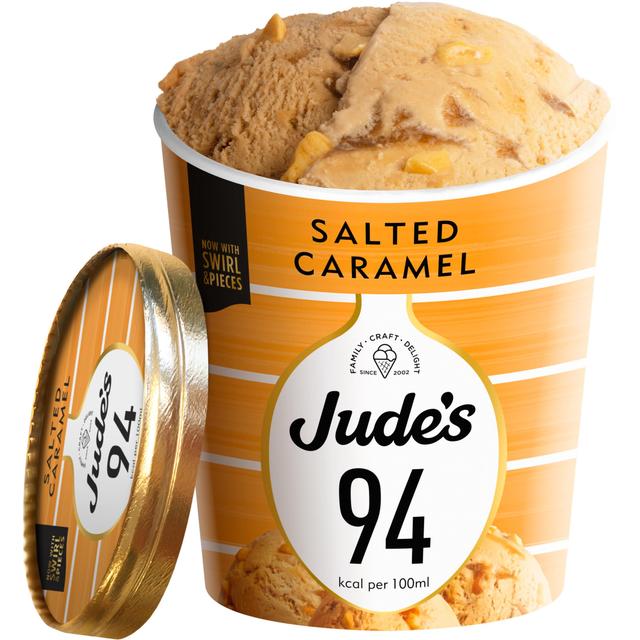 Jude's Lower Calorie Salted Caramel   460ml GOODS M&S   