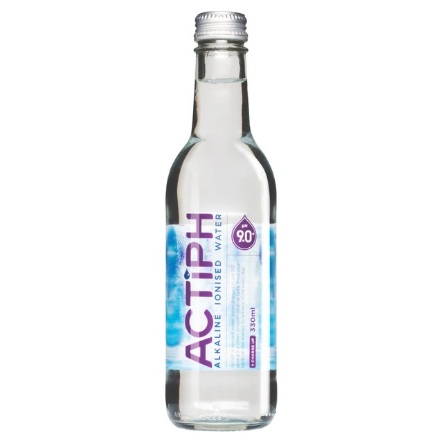 ACTIPH Alkaline Ionised Water Glass Bottle   330ml GOODS M&S   