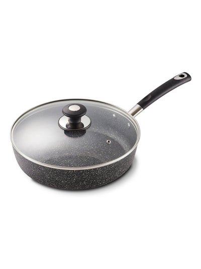 Next Tower Black 28cm Dyp Stekepanne med Lokk - Kjøp online på McGrocer