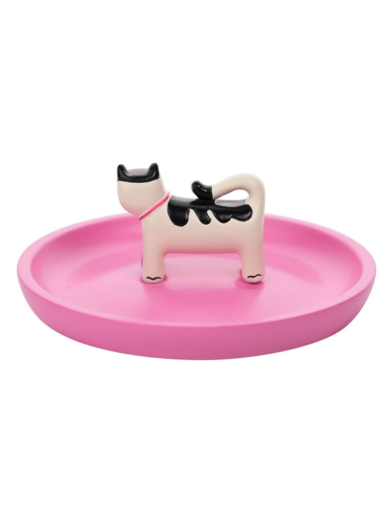 Widdop pink cat trinket dish 4cm - British product