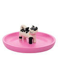 Widdop pink cat trinket dish 4cm - British product