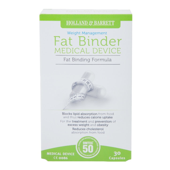 Holland & Barrett Fat Binder 15 Day Supply 30 Capsules Fat Binders Holland&Barrett   