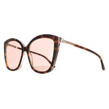Jimmy Choo women's cat eye sunglasses brown mirrored - British product