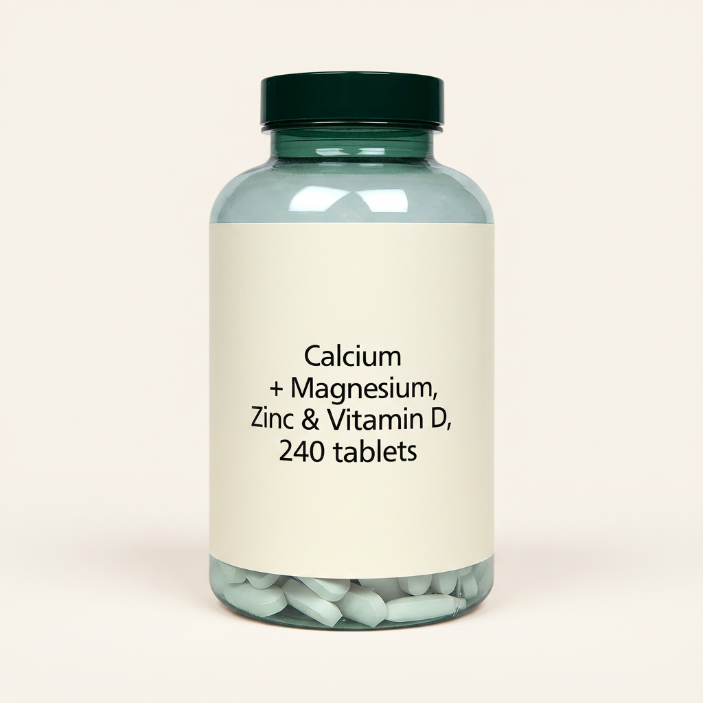 Holland & Barrett Calcium Magnesium Vitamin D & Zinc 120 Tablets