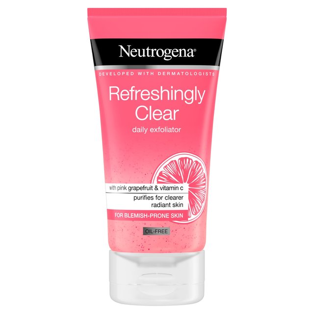 Neutrogena Refreshingly Clear Daily Exfoliator Scrub   150ml GOODS M&S   