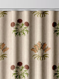 William Morris natural Lily Flower embroidered curtains, imported from the UK