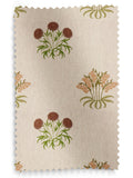 William Morris natural Lily Flower embroidered curtains, imported from the UK