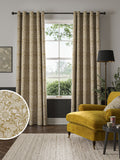 William Morris ochre yellow Sunflower curtains made to measure, imported from the UK