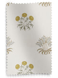 William Morris embroidered curtains with lily flower design, imported from the UK