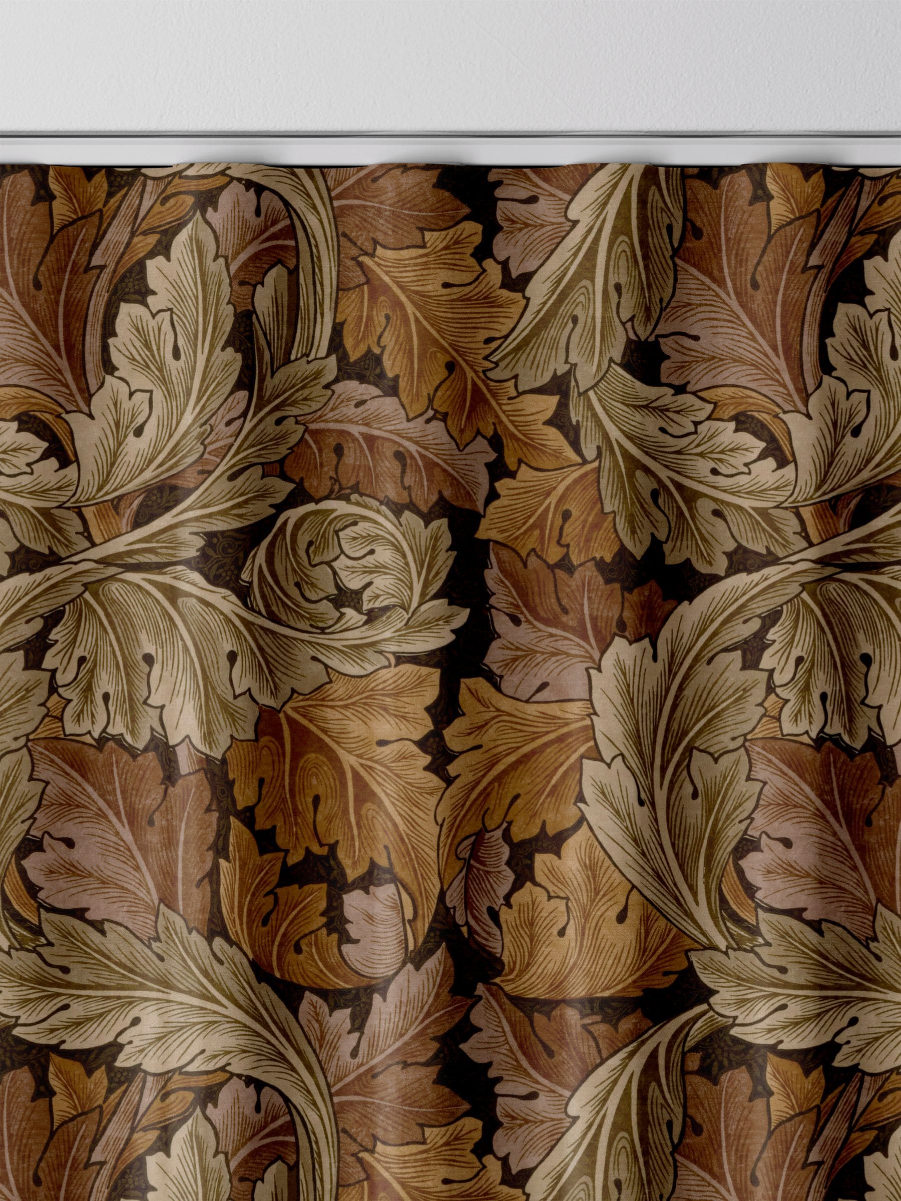 William Morris Acanthus velvet curtains made to measure (British brand)