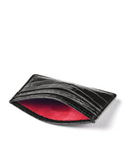 Aspinal of London croc-embossed slim card holder, imported from the UK