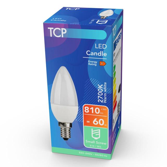 TCP Candle Small Screw 60W Light Bulb