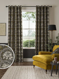 William Morris Iron Grey velvet curtains, UK version