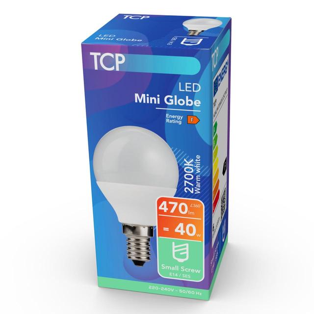 TCP Mini Globe Small Screw 40W Light Bulb