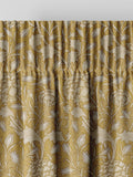 William Morris Wild Tulip Ochre Yellow curtains, imported from the UK