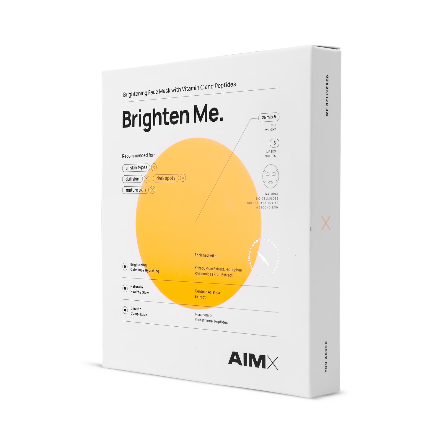 Aimx vitamin C sheet mask 25ml - British product