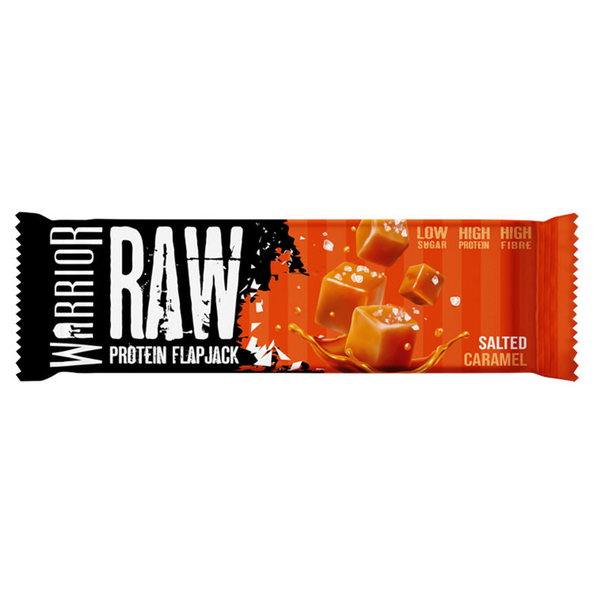 Warrior Raw Protein Flapjack Salted Caramel Sports Nutrition ASDA   