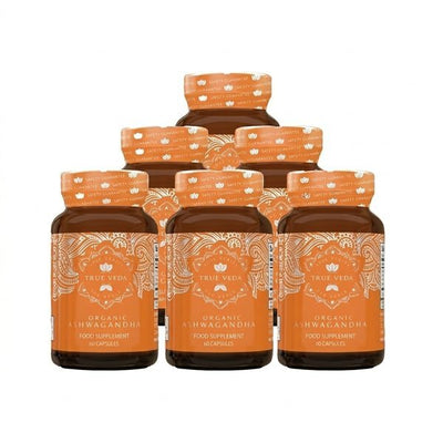 Superdrug True Veda Organic Ashwagandha KSM-66 Supplement 360 Capsules- Buy online at McGrocer