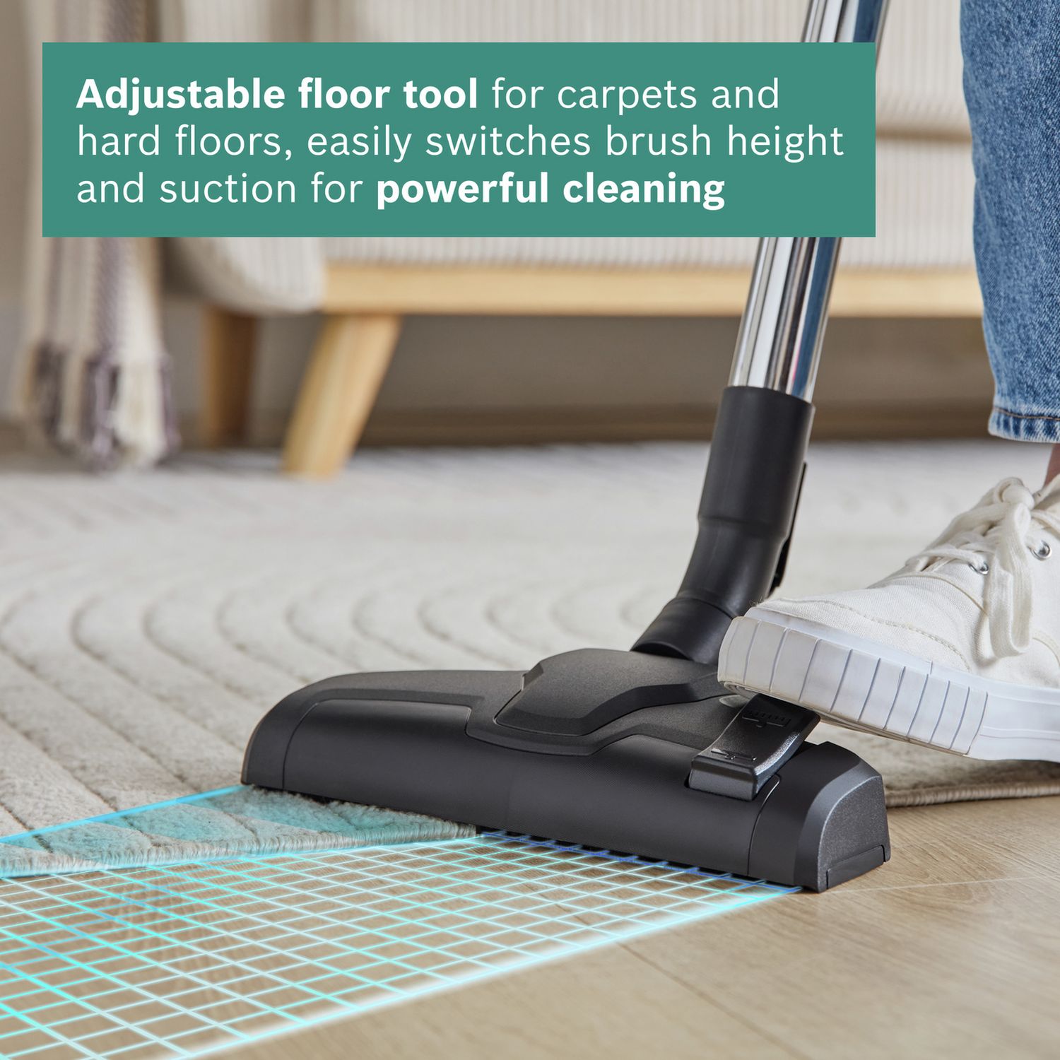 Bosch Serie 2 corded bagless cylinder vacuum cleaner, imported from the UK