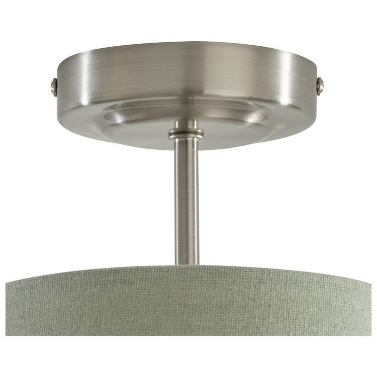 Argos Home sage green 3 light ceiling light 40cm, UK version