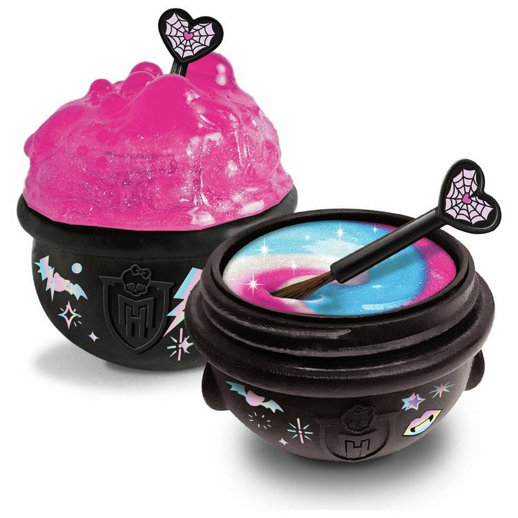 Monster High Secret Potion Lip Gloss Cauldrons kit, imported from the UK