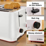 Bosch MyMoment 4-slice toaster white (British brand)