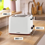 Bosch MyMoment 4-slice toaster white (British brand)