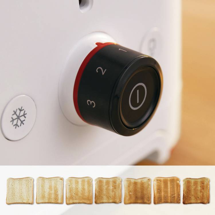 Bosch MyMoment 4-slice toaster white (British brand)