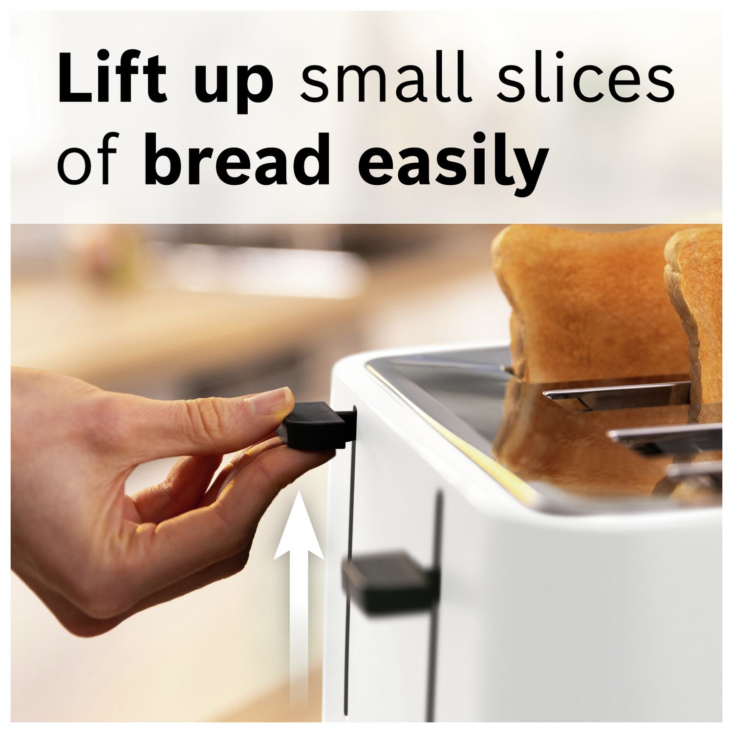 Bosch MyMoment 4-slice toaster white (British brand)