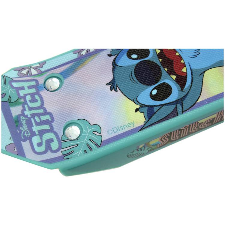 Disney Stitch Deluxe scooter with three wheels and adjustable handlebar (British brand)