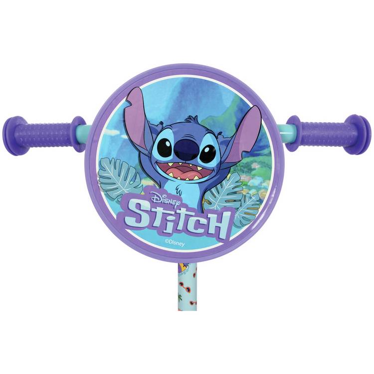 Disney Stitch Deluxe scooter with three wheels and adjustable handlebar (British brand)