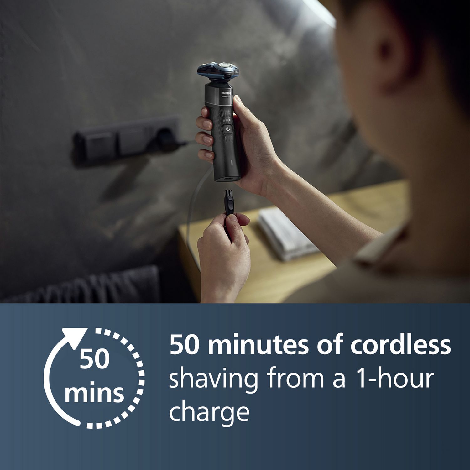 Philips Series 5000X electric shaver X5006/00, imported from the UK