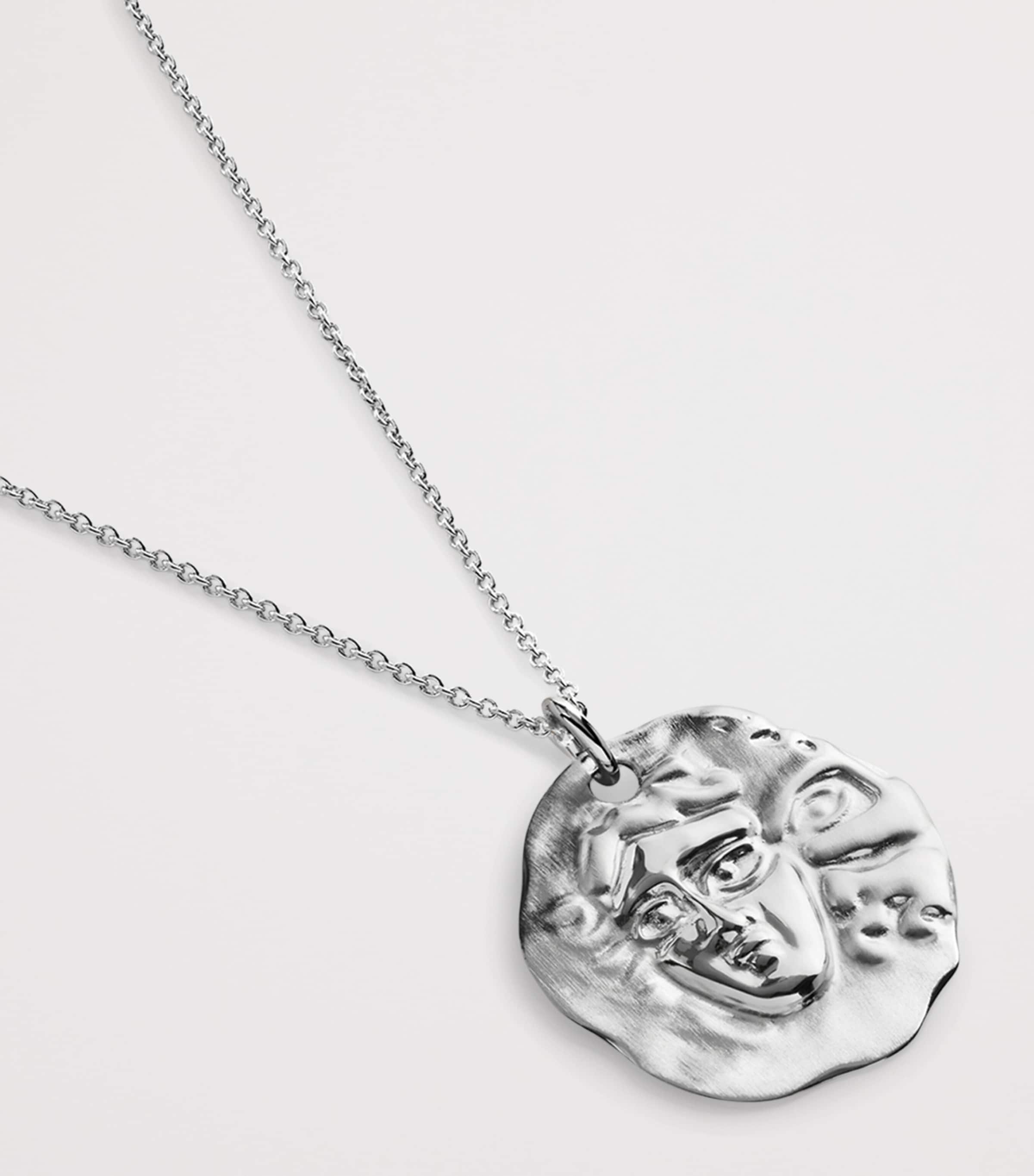Monica Vinader sterling silver Gemini zodiac necklace 46cm - British product