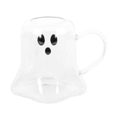 Superdrug Something Different Ghost Glass Mug Halloween Design 600ml- Buy online at McGrocer