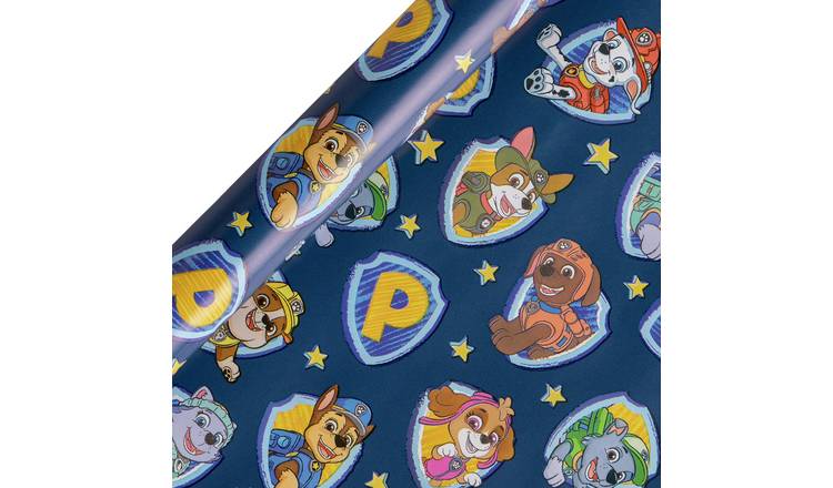 Paw Patrol 2 Rolls Wrapping Paper Set GOODS Argos