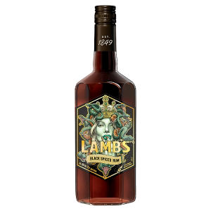 Lamb's Black Spiced Rum 750ml - British product