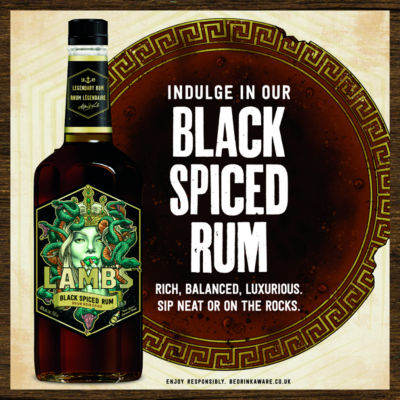 Lamb's Black Spiced Rum 750ml - British product