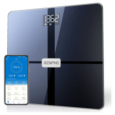 Argos Renpho Smart Body WiFi Bathroom Scale - Black- Buy online at McGrocer