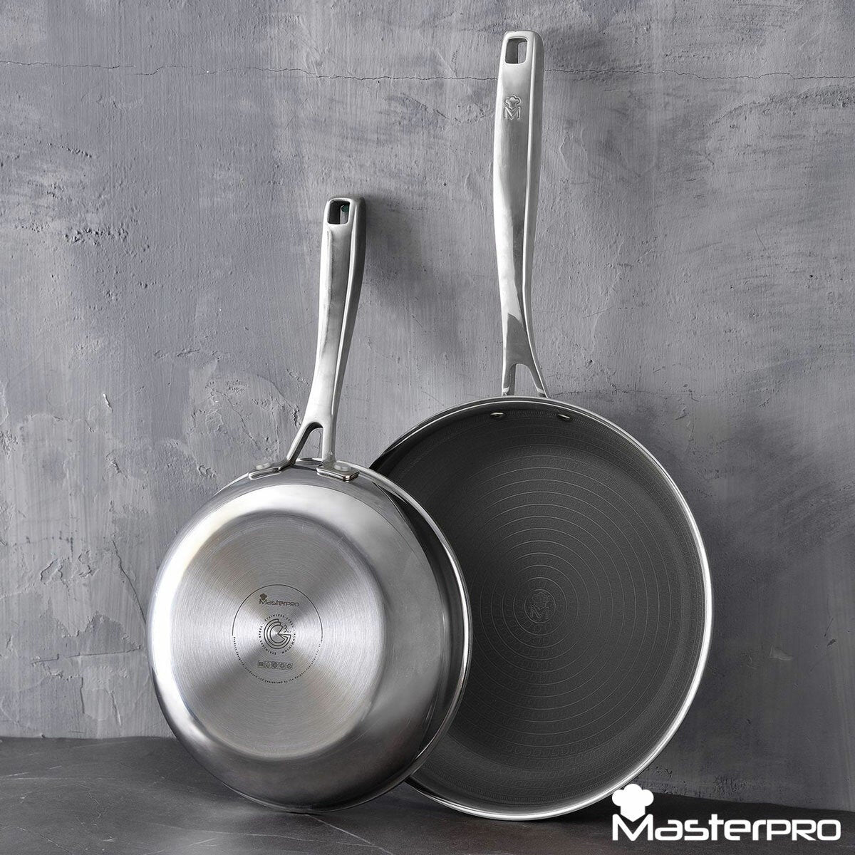 MasterPro Ceratech ceramic frying pan set 2 piece - British product