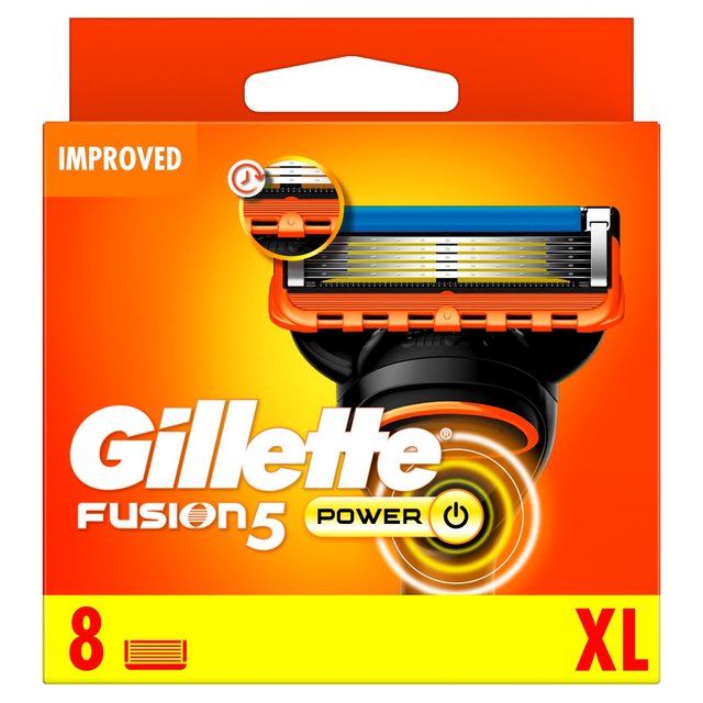 Gillette Fusion 5 Power Razor Blades   8 per pack GOODS M&S   